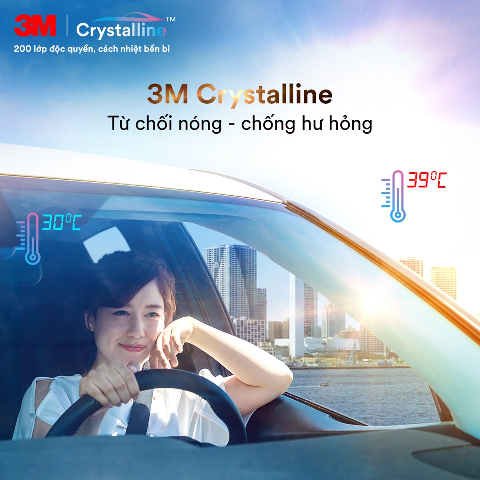 phim cách nhiệt 3M Crystalline