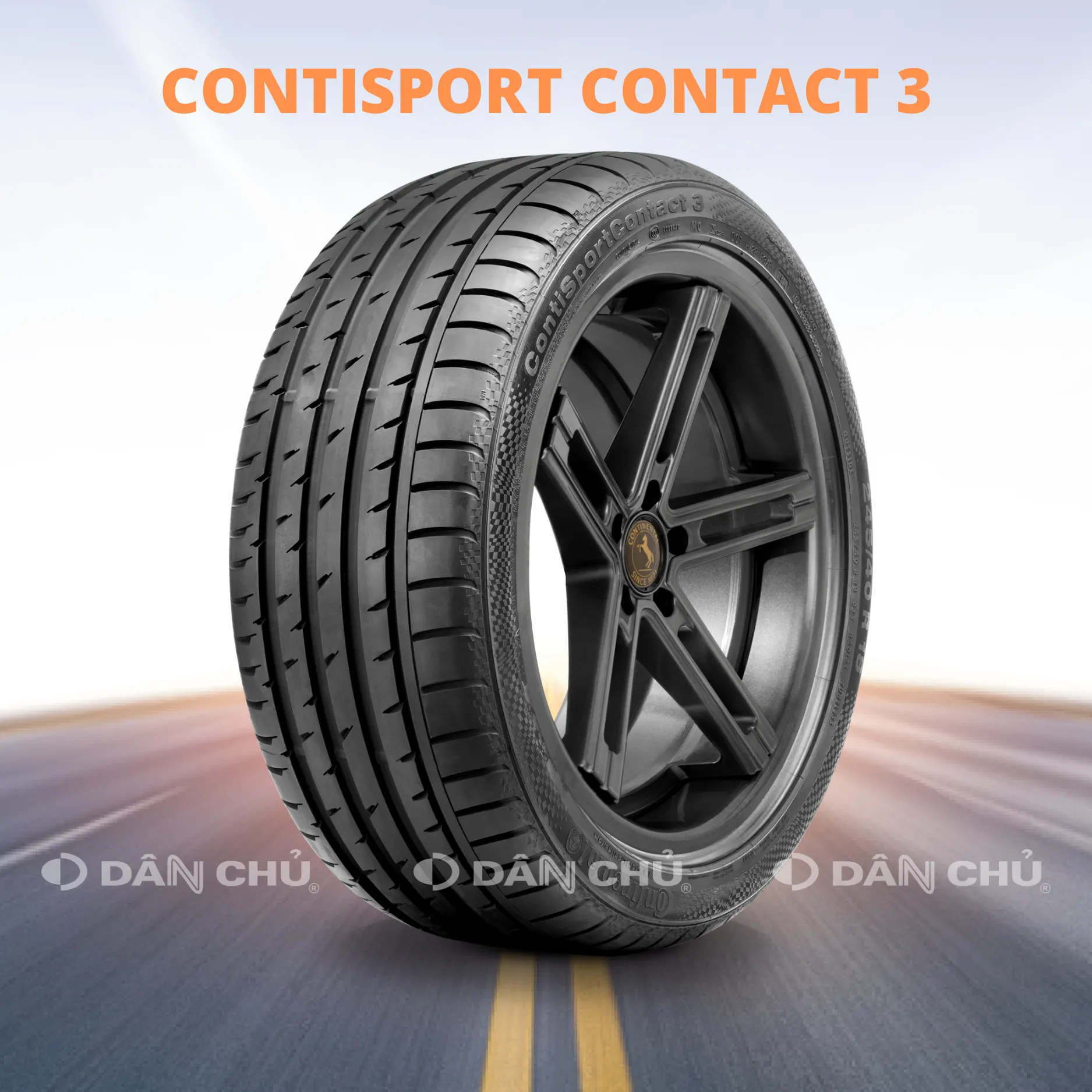 LỐP CONTINENTAL 245/45R17 – CONTISPORT CONTACT 3 (CSC3)