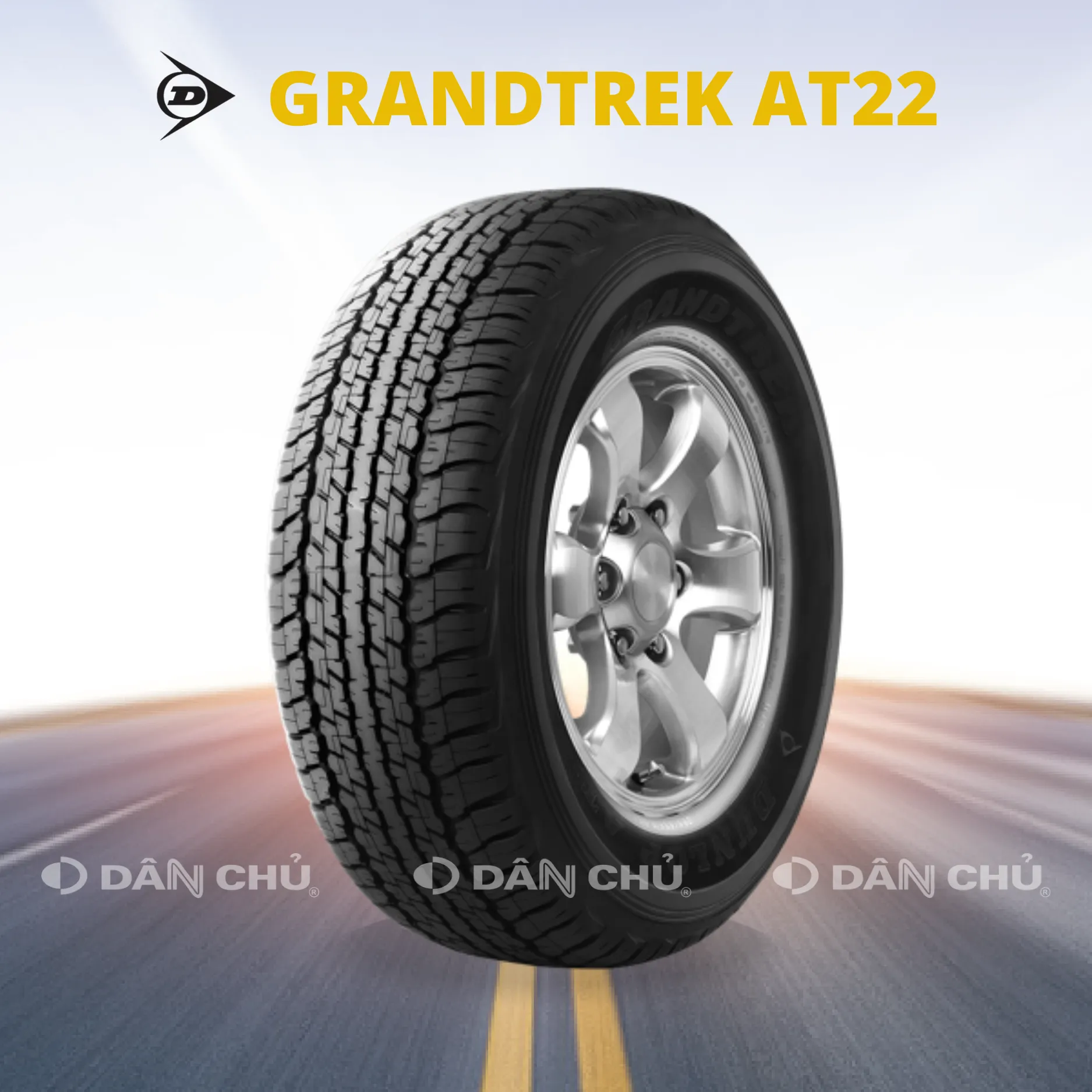 LỐP DUNLOP 265/60R18 – GRANDTREK AT22