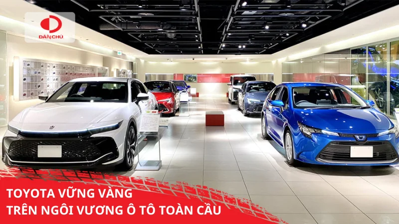 Toyota vững vàng trên ngôi vương ô tô toàn cầu