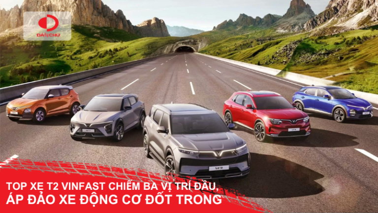 Top xe tháng 2 vinfast chiếm ba vị trí đầu, áp đảo xe động cơ đốt trong