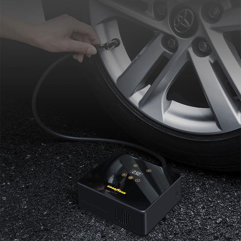 BƠM LỐP Ô TÔ ĐIỆN TỬ GOODYEAR, BƠM NHANH TỰ NGẮT_2