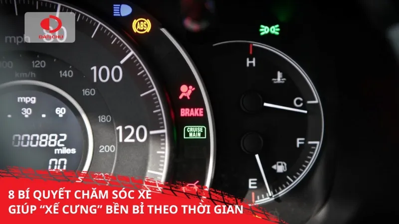 8 bí quyết chăm sóc xe giúp “xế cưng” bền bỉ theo thời gian