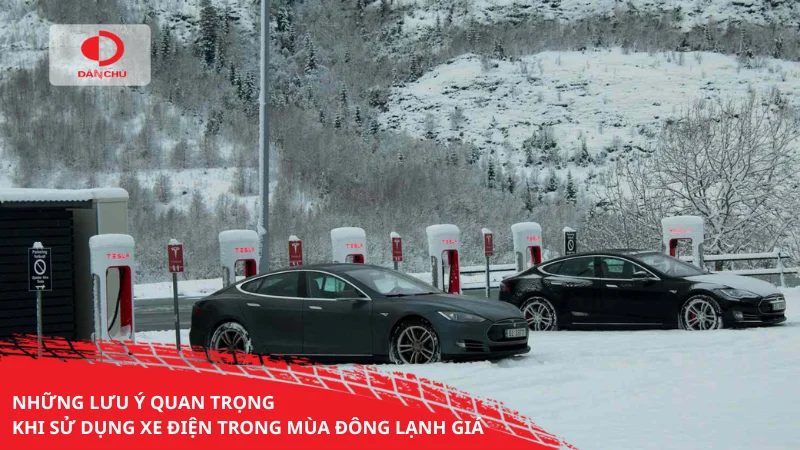 Những lưu ý quan trọng khi sử dụng xe điện trong mùa đông
