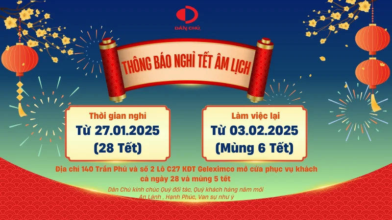 Thông báo nghỉ tết âm lịch Ất Tỵ