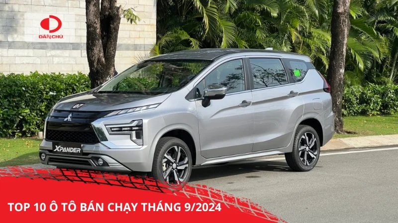 Top 10 ô tô bán chạy tháng 9.2024